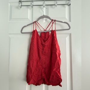 Charlotte Russe Woman’s salmon blouse size L